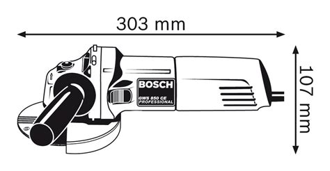 Ъглошлайф Bosch GWS 850 CE Professional TigTag