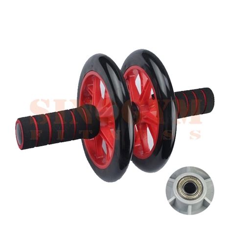 Double Wheels Abdominal Exercise Wheel Ab Wheel For Core Strength