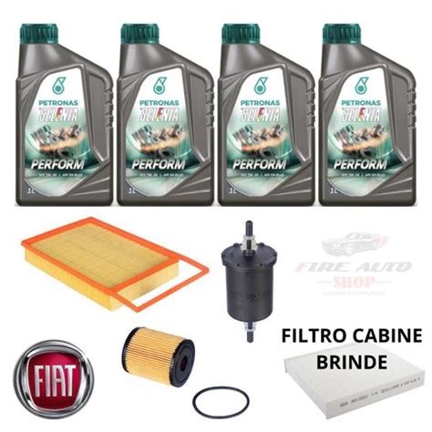 Kit Troca Óleo Motor 5W30 Strada Adventure 1 8 16V Etorq Selenia