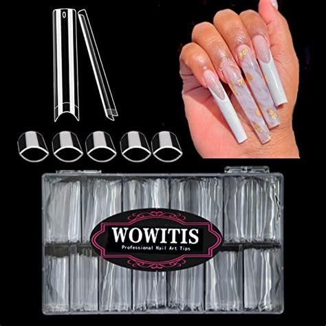 Xxxl No C Curve Square Nail Tips Wowitis 504 Pcs 3xl Extra Long