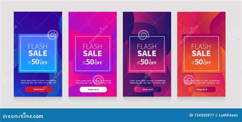 Set Of Mobile Sale Banner Sale Banner Template For Full View Display