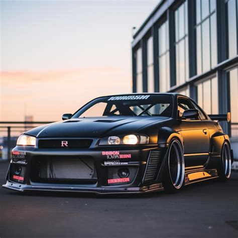 Premium AI Image | nissan skyline gtr