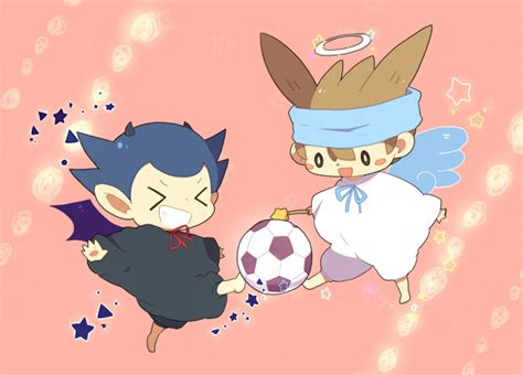 Nishizono Shinsuke And Kogure Yuuya Inazuma Eleven And 1 More Drawn