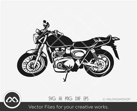 Motorcycle SVG Motor Silhouette Motorcycle Svg, Clipart, Biker Svg ...