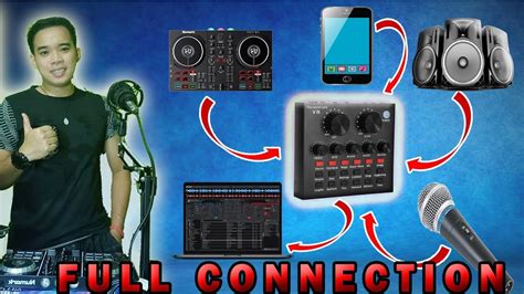 Dj Kevz Tv Part 2 Full Set Up Connection Dj Controller To V8 Soundcard