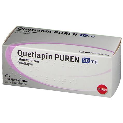 Quetiapin Puren Mg St Mit Dem E Rezept Kaufen Shop Apotheke