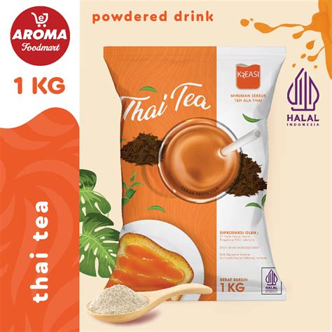 Jual Kreasi Bubuk Thai Tea 1 KG Minuman Serbuk Thai Tea Powder 1 KG