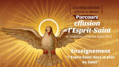 L Esprit Saint Dans Le Plan Du Salut Sanctuaire Du Sacr Coeur Paray