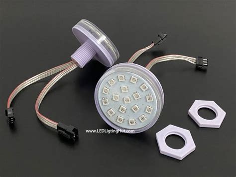 60mm Digital RGB LED Amusement Pucks