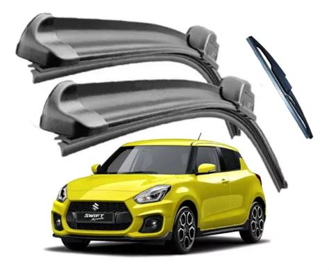 Juego De 3 Limpiaparabrisas Para Suzuki Swift 2018 A 2022 Meses Sin