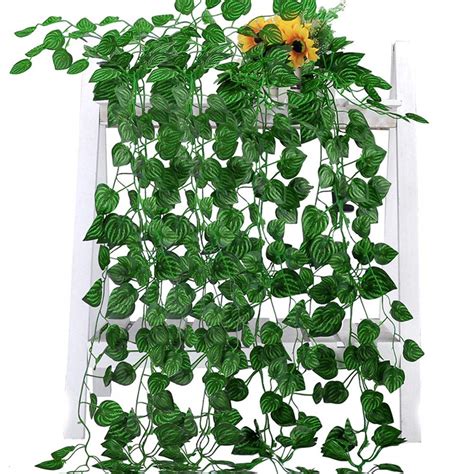 Buy Kalolary Ft Strands Artificial Ivy Garland Leaf Vines Plants