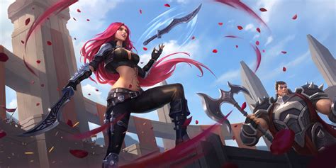 Belly Girls With Swords Katarina League Of Legends Women