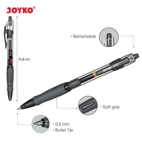 Gel Pen Pulpen Pena Joyko Gp Q Gel Mm