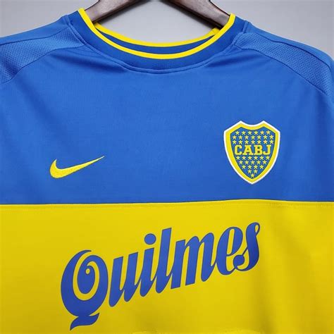 Maillot Retro Vintage Boca Junior Domicile 1999 2000 Foot Soccer Pro