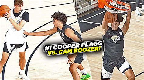 Cooper Flagg Vs Cameron Boozer 1 Vs 2 Ranked Players Go At It