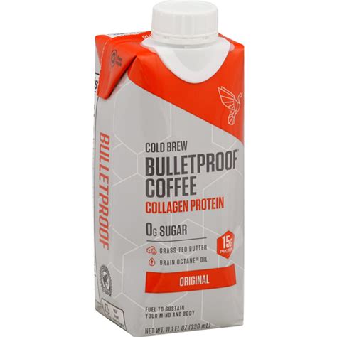 Bulletproof Coffee Cold Brew Original Collagen Protein Buehler S