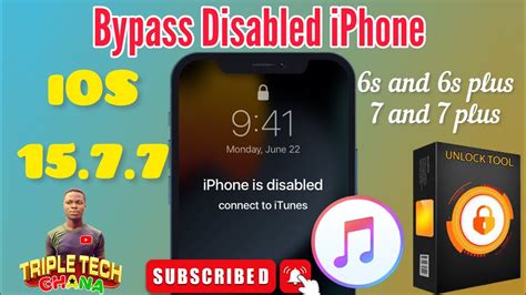 Fix IPhone 6s 7 6s Plus 7 Plus Passcode Disabled Ramdisk Bypass IOS