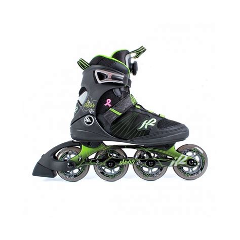 Patines K Alexis Boa Negro Verde Tallas Mx Usw Cm Usw