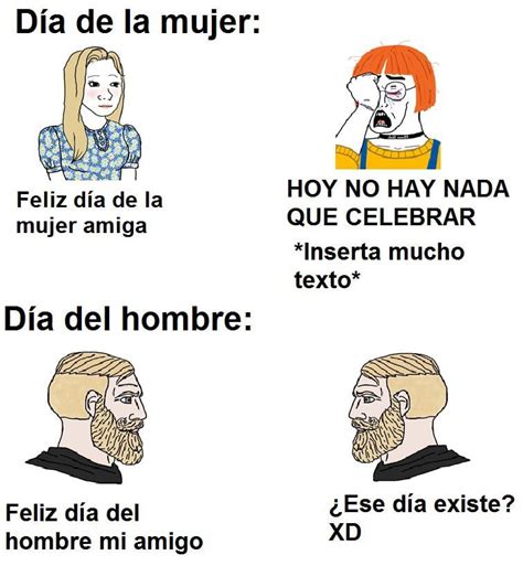 Día del Hombre estos son los mejores memes para dedicar Noticias de