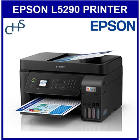 Epson Ecotank L5290 A4 Wi Fi All In One Ink Tank Printer With Adf Shopee Singapore