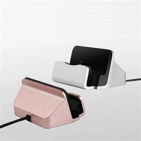 Portable Mobile Phone Cradle Usb Desktop Charging Dock Wall Charger