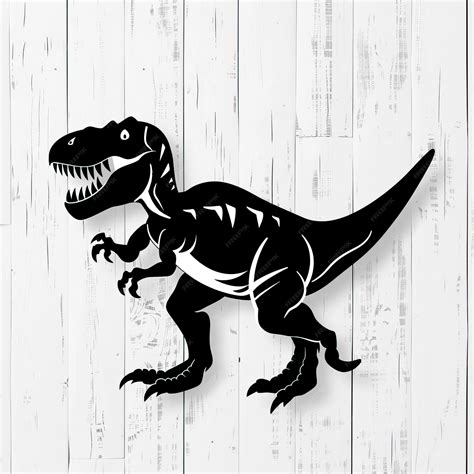 Tyrannosaurus Dinosaur Svg Files Cricut Silhouette Clip Art Vector