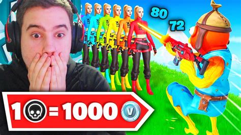 Za Svaki Kill Dajem 1000 Vbucks U Fortnite Youtube