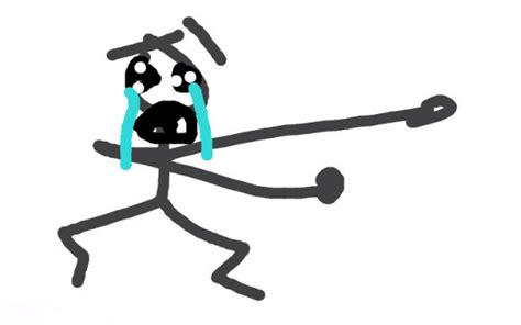 Crying Stickman by ChocxDonuts on DeviantArt