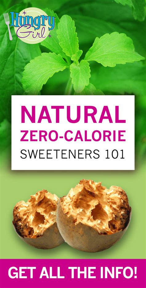 Natural Zero Calorie Sweeteners 101 Stevia Monk Fruit Erythritol Allulose And Beyond Hungry Girl