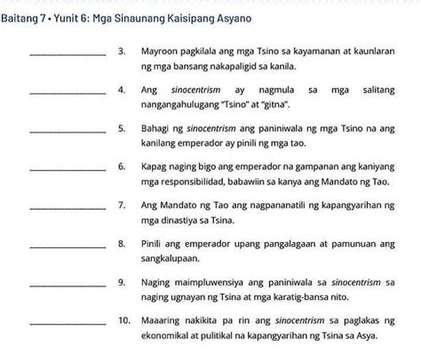 Isulat Ang Tama Kung Wasto Ang Isinasaad Ng Pangungusap At Mali Kung