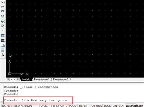 Coordenadas Relativas AutoCad Intermedio 2008