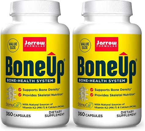 Amazon Jarrow Formulas BoneUp 360 cápsulas paquete de 2