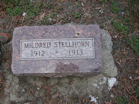 Mildred Stellhorn Find A Grave Memorial