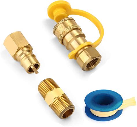 Amazon 1 2 Gas Quick Connect Kit Disconnect Connector With Male