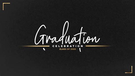 Editable Church Announcements Graphics: Graduation