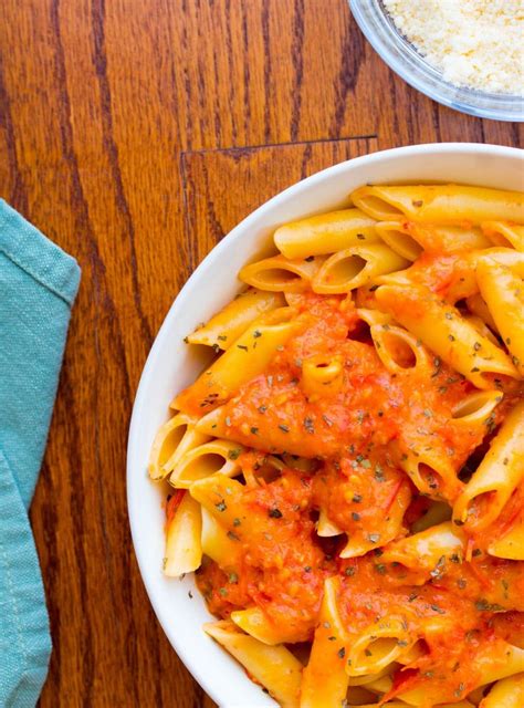 Creamy Roasted Cherry Tomato Pasta Sauce No Plate Like Home