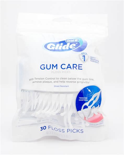 Oral-B Glide Gum Care Floss Picks 30 Floss Picks