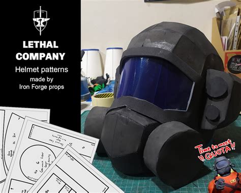 Lethal Company Helmet Foam Patterns - Etsy