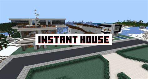 Download Minecraft Pe Instant House Mod Beautiful Structures