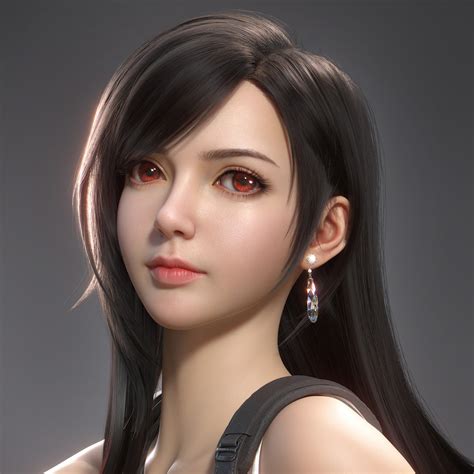 Tifa Lockhart Тифа Локхарт Final Fantasy Vii Игровая эротика Final Fantasy 3d Art