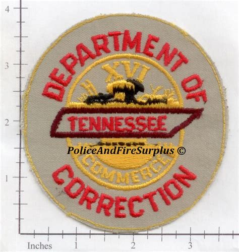 Tennessee Tennessee Dept Of Corrections Police Dept Patch Police