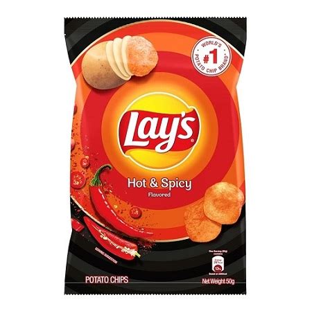 Lay S Chips 50g Hot N Spicy Kean Ann Co Pte Ltd