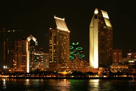 downtown san diego city view at night - Tax Centric Lighting