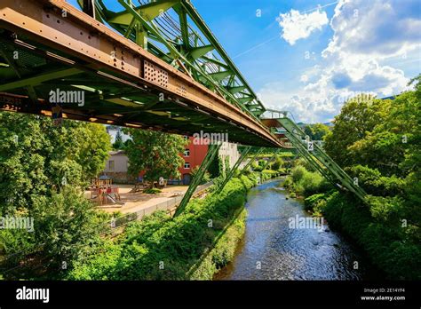 picture of a view of the Schwebebahn in Wuppertal, Germany Stock Photo - Alamy