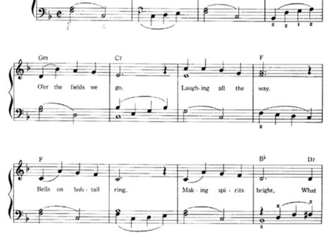 Jingle Bells Easy Sheet Music