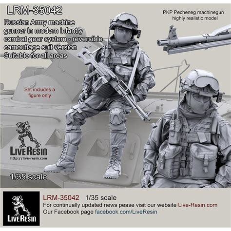 ライブレジン LRM35042 1 35 現用 ロシア陸軍機械化歩兵 コンバットギアシステムセット4 リバーシブルカモフラージュバージョン