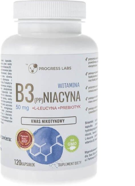 Progress Labs Niacyna Witamina B Pp Mg Inulina Kaps Opinie I