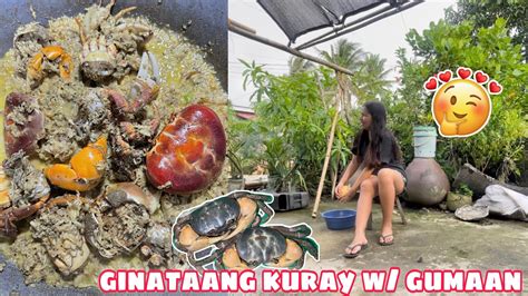 GINATAANG KURAY WITH GUMAAN NA NIYOG LAND CRAB KURAY YouTube