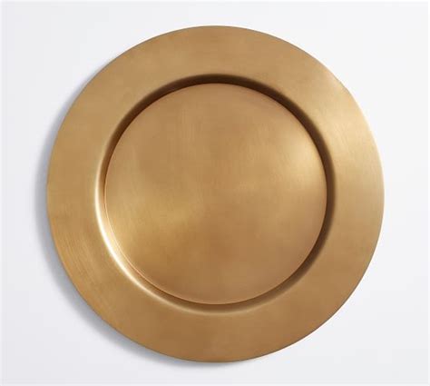 Charger Plates Gold Silver Square Charger Plates Pottery Barn