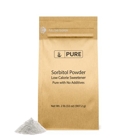 Sorbitol Powder 2 Lb Pure Low Calorie Sweetener And Sugar Substitute Original Ingredients